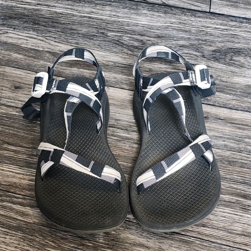 Chaco Black and White Women's Sandals